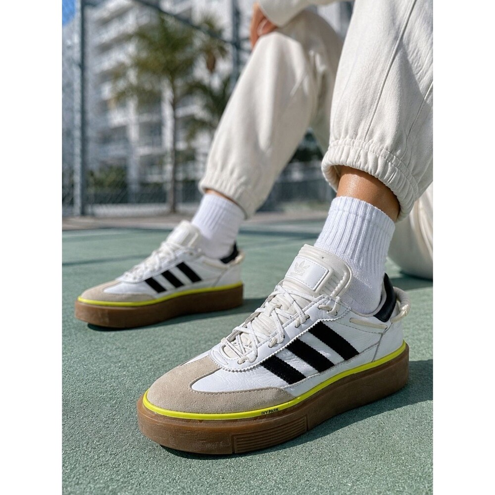 Adidas × Beyonce Ivy Park Super Sleek72 White Core Black Ecru S29030 Womens Sz 9